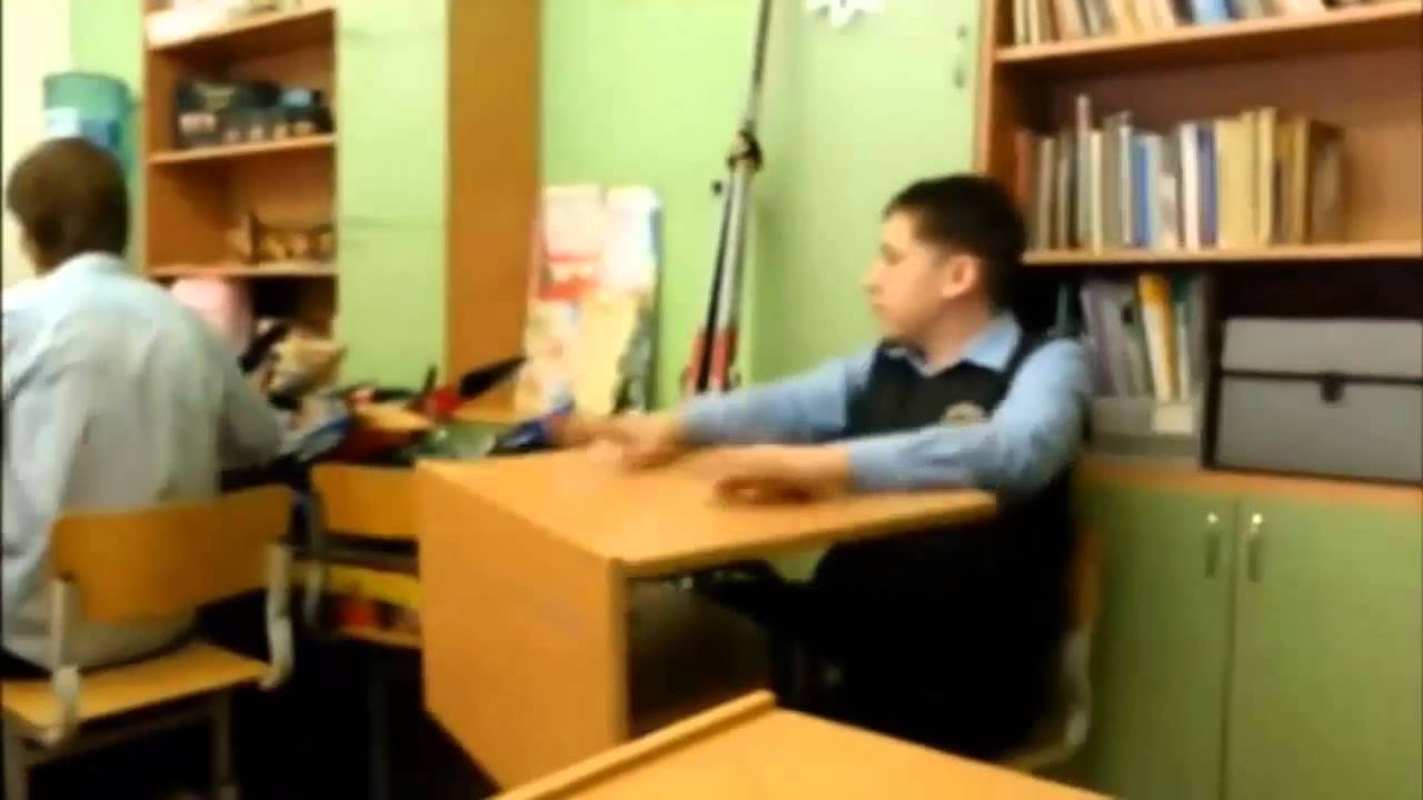 kid at desk