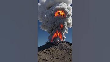 Volcano eruption