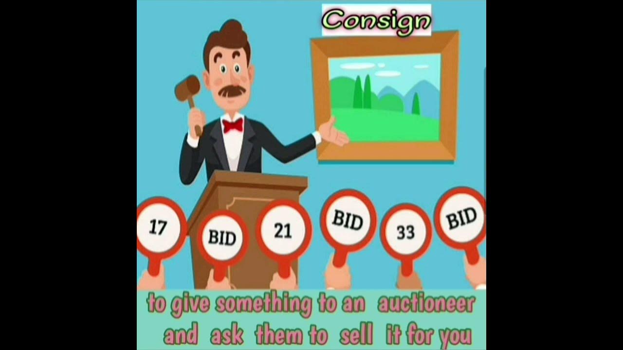 "Consign" meaning part 1 YouTube
