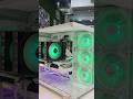 WHITE BUILD🤍💚 #deepcool #shorts #pcbuild #gaming #pcgaming #rtx
