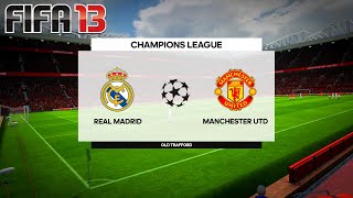 FIFA 13 (2013) - Manchester United vs Real Madrid - Gameplay PC HD