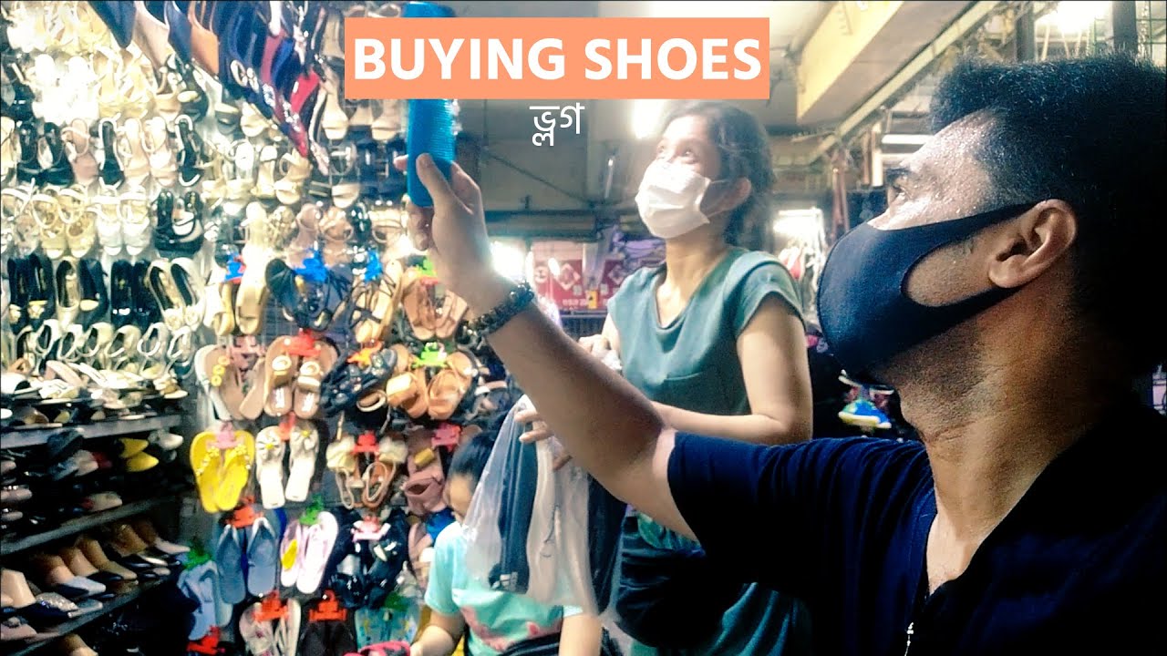 VLOG: BUYING NEW SHOES IN LOCAL MARKET, PHNOM PENH, CAMBODIA - YouTube