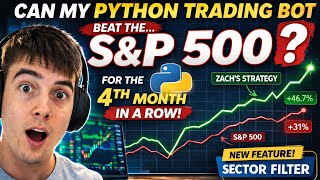 Can My Python Trading Bot Beat the S&P 500 for the 4th Month in a Row?