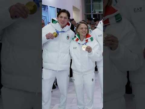 👏 Arianna Fontana reçue comme il se doit ! #JeuxOlympiques #MilanoCortina2026 #Olympics