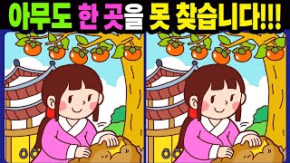 【다른그림찾기/치매예방】아무도 한 곳을 못 찾습니다!【틀린그림찾기/두뇌운동/숨은그림찾기/Find the Difference/치매예방퀴즈】1040