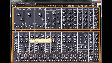 Karn Evil 9 Sample And Hold Recreation - Moog Modular V