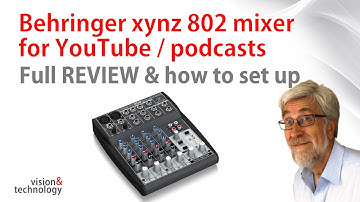 Behringer xenyx 802 mixer. A 5-min Full Review & set-up