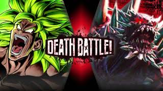 Broly vs Doomsday (dragon ball z vs dc) death battle song make bye ai