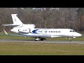 Dassault Falcon 7X VP-BGT Take-Off at Bern