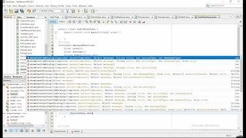 Netbeans Java Test Interface (Interface Example)