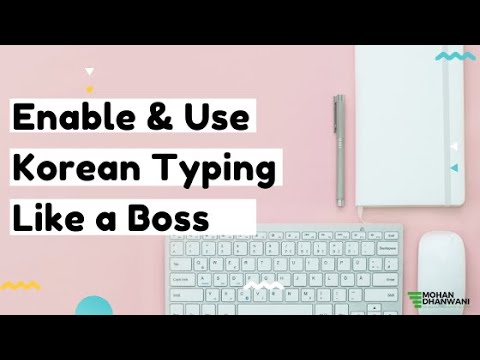 How to enable Korean Keyboard in Windows 10