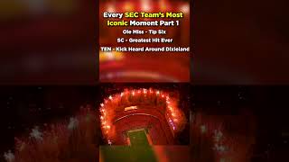 Every SEC Team’s Most Iconic Moment Part 1 #nfl #football #patrickmahomes #tombrady #joshallen
