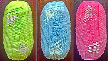 ASMR 150 soap.crunchy crystal cleared sound .Soap Cutting|crushing Satisfying Video|210|soap asmr tv