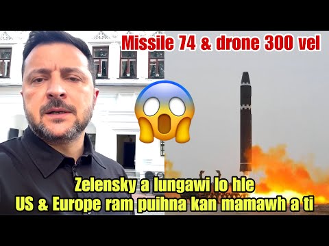 Russia-in North Korea Ballistic Missile hmangin Ukraine a bei😱Zankhat ah missile 74‼️