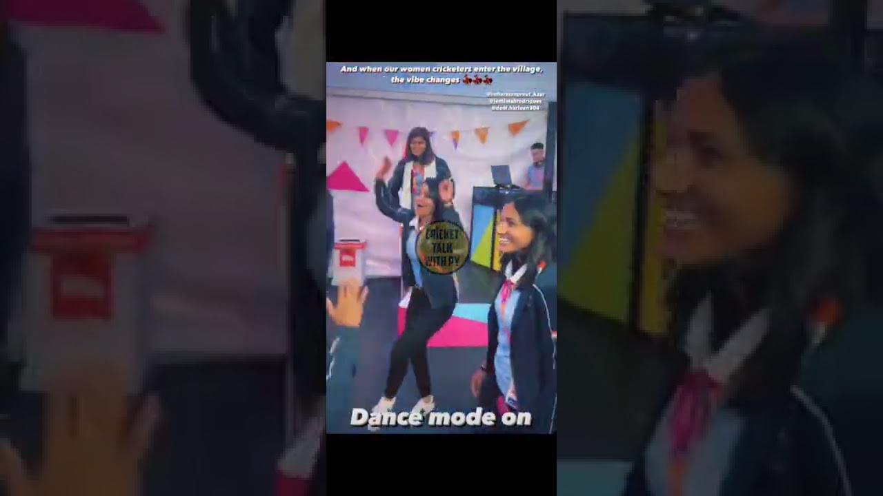 Harleen Deol, Jemimah , Harmanpreet, Radha Yadav Dance | Indian Women's Team Dance | 