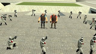 Gmod Pootis Engage - Blue Heavy and Red Heavy are indestructible!