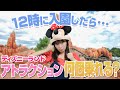 【全制覇なるか!?】12時に到着したらディズニーランドのアトラクション何個乗れる？