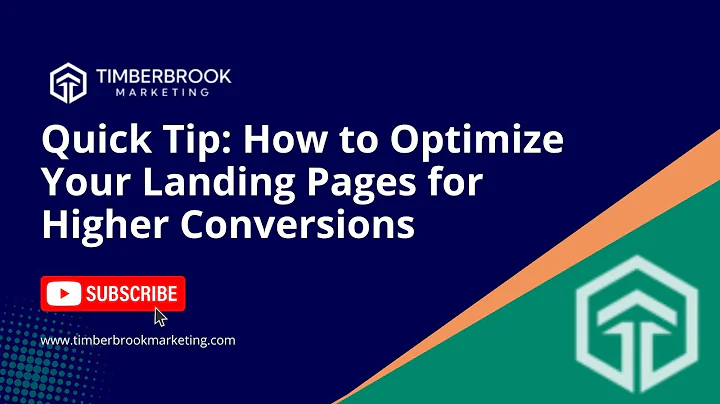 Quick Tip: How to Optimize Your Landing Pages for Higher Conversions
