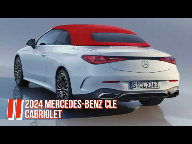 Mercedes-Benz CLE 2024, après le coupé, le cabriolet