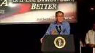 George W. Bush - Visits Cincinnati, Ohio (2004)