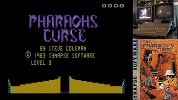 [1cc] Pharaohs Curse [ATARI 8-BIT] 4,400 Long play