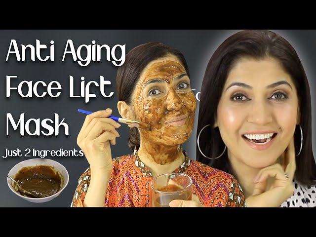 Homemade Face Lift Mask Just 2 Ingredients / 7 Days Anti Aging Skin  Tightening - Ghazal Siddique 