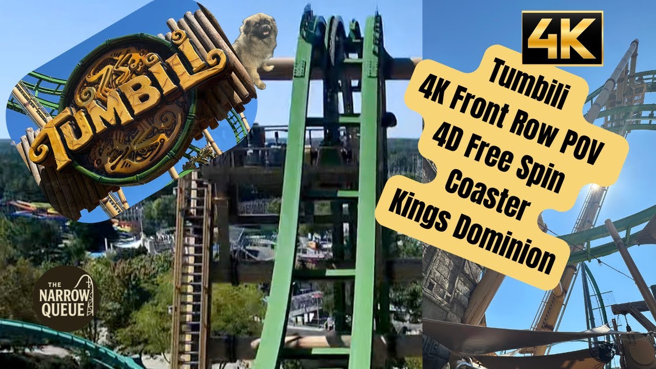 Tumbili - S&S 4D Free Spin Coaster - POV | Kings Dominion 2025 |