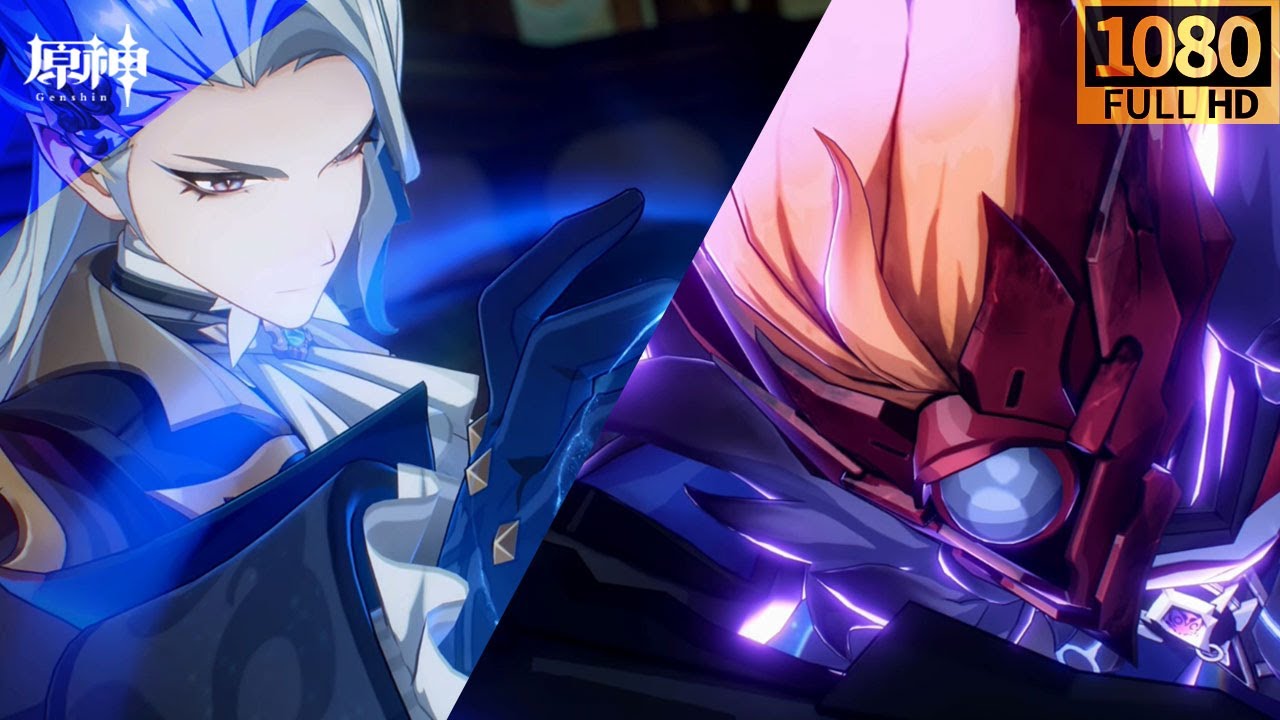原神]タルタリヤ&ヌヴィレット VS「呑星の鯨」（げんしん） - YouTube