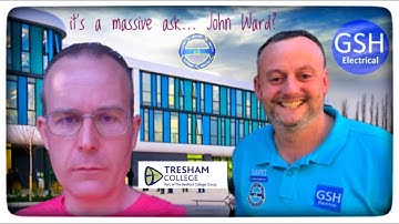 John Ward Visits The Trainee Apprentice Electricians at Tresham College