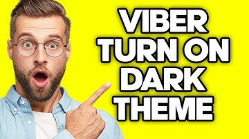 How To Turn On Dark Theme in Viber (2023)