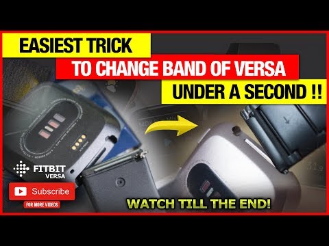 Change band in 1second Quick & Easy for Fitbit Versa 2/Versa lite/Versa 1