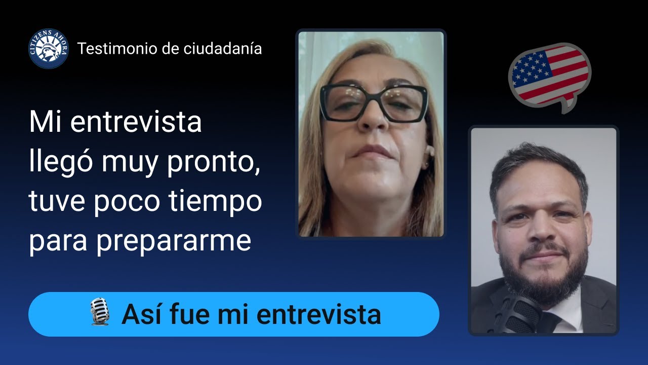 Mi entrevista llego muy pronto tuve poco tiempo para prepararme