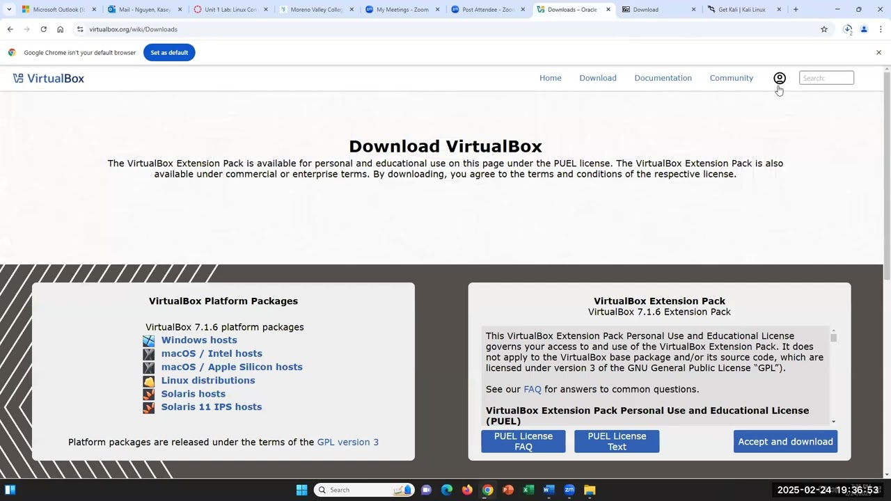 CIS27 Lab 1: Using Linux Virtual Machine and Commands in Kali Linux