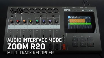 The Zoom R20 Multi Track Recorder - Audio Interface Mode