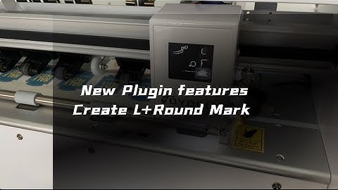 Toyocut Label Cutter Create L+ Round  Mark Operation