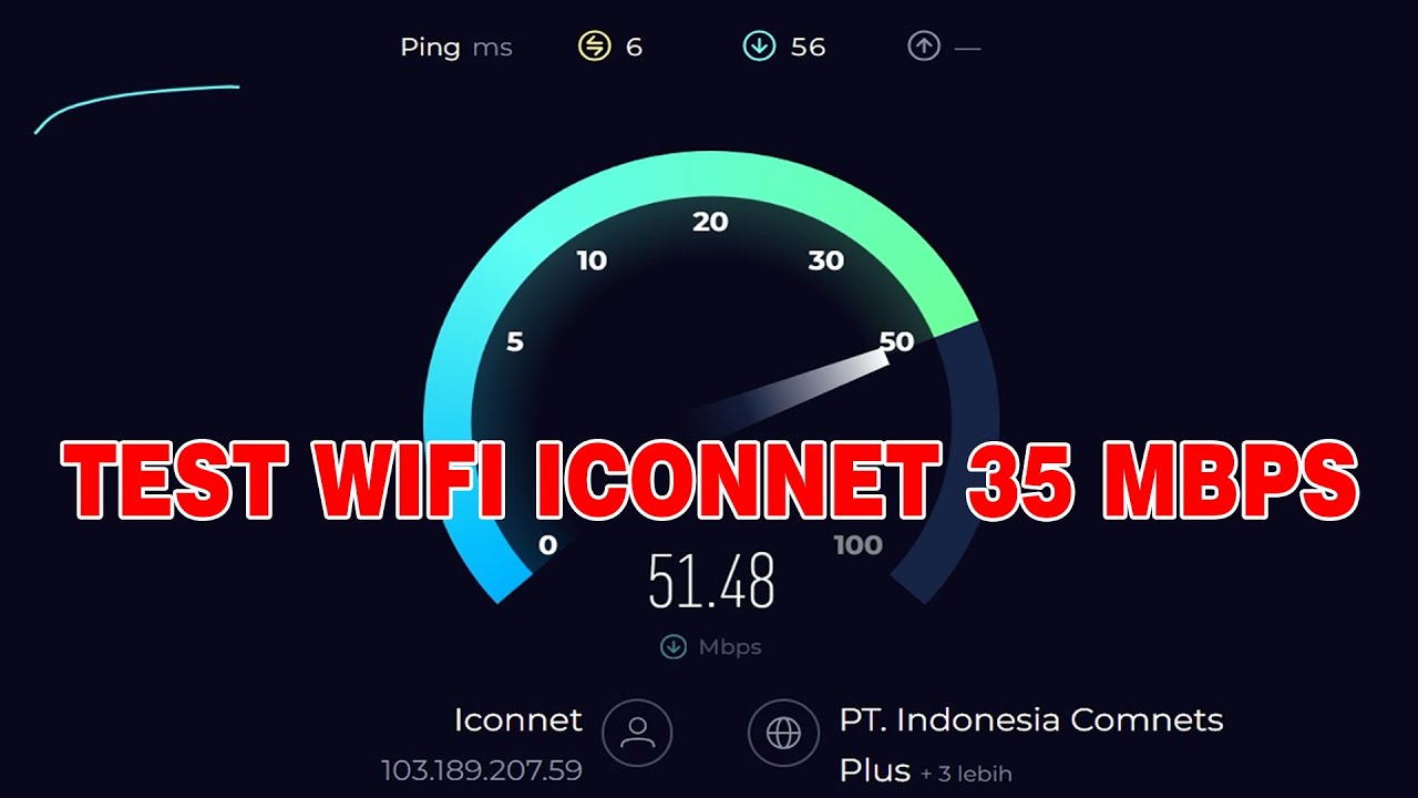 Test Wifi 35 Mbps Iconnet