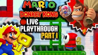 Mario vs Donkey Kong - Worlds 1-8, VS Donkey Kong (Part 1)