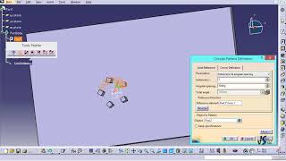 Catia Tutorial : 2  Circular Pattern