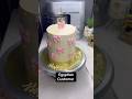 Black ribbon and pink bow theme cakes #viral #birthdaycake #shorts