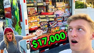 I Spent $17,000 On Fireworks with TFUE - (Party G0ne Wr0ng)