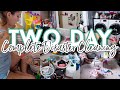 NEW! COMPLETE DISASTER CLEAN WITH ME | 2 DAY CLEANING MOTIVATION 2021 | WHOLE HOUSE CLEAN UP WITH ME