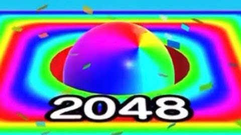 Ball Run 2048  - All  Levels Gameplay IOS  .