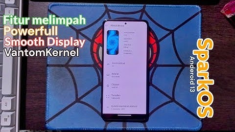 Review SparkOS OFFICIAL Android 13 Redmi note 10 pro
