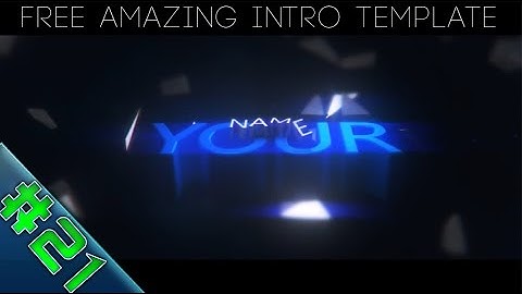 FREE AMAZING 3D Intro Template #21 (Готовое 3D интро)