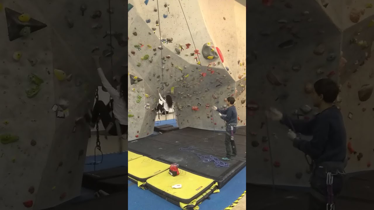 Climbing Fall This Is What Happens When Belaying Poorly No Use Of Shoes
