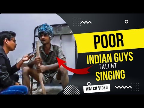 Top Indian Singing talent | The Poor man Performance