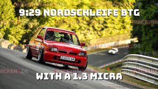 Nissan Micra K11 1.3 SUPER S | 9:29 BTG | Nurburging Nordschleife TF