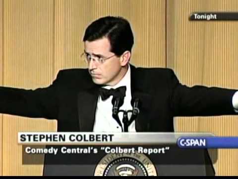 Stephen Colbert At The White House Correspondents Dinner.