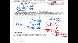 7th Advanced Math - Unit 3 Test Study Guide
