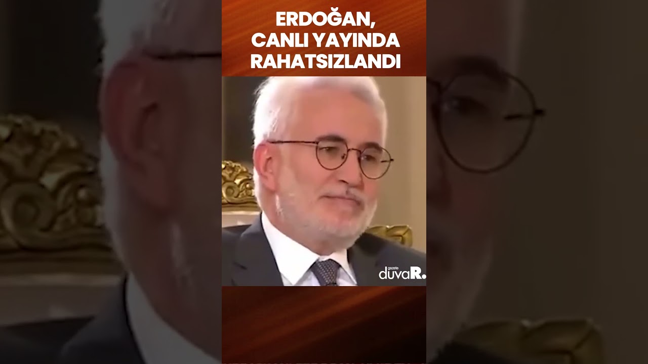 Cumhurbakan Erdoan rahatszland katld canl yayna ara verildi